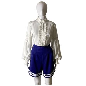 Boutique Blue Sailor Athleisure  Shorts Size M